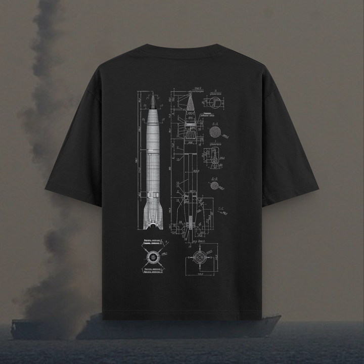 Brahmos Oversized Round Neck Half Sleeve Unisex T-Shirt