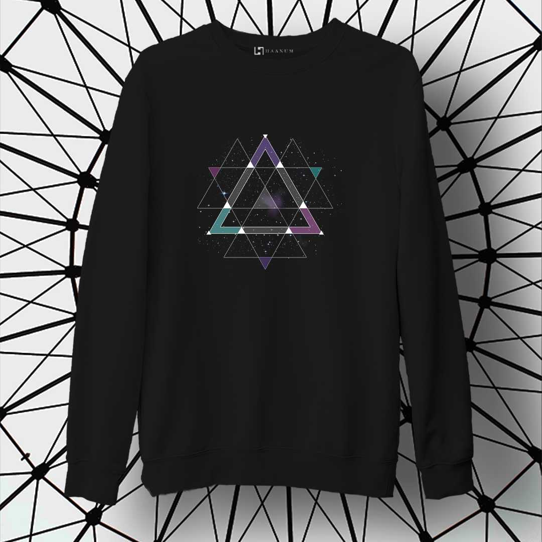 Geometric Space Unisex Sweatshirt