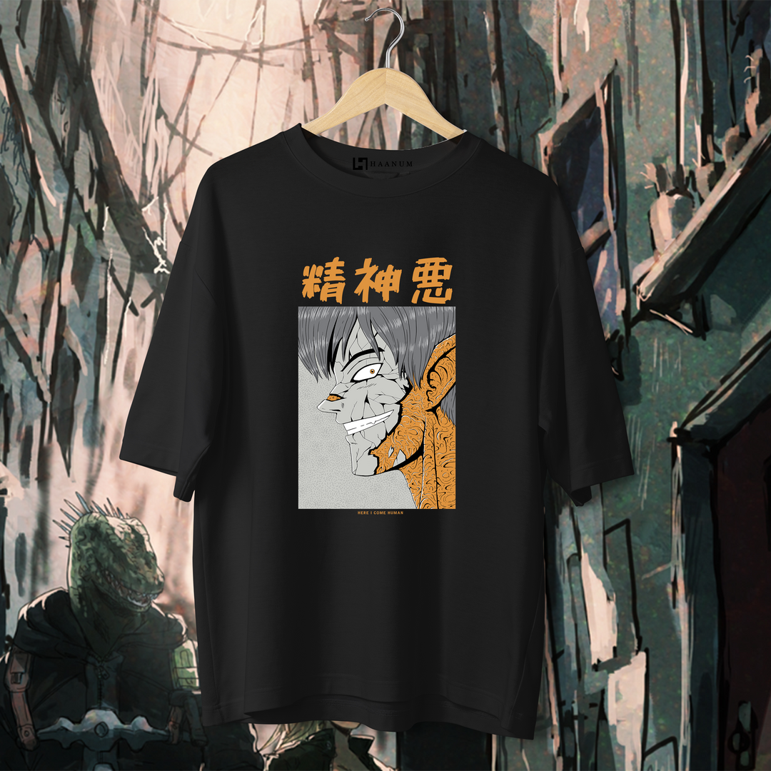 Anime Boy Oversized Tshirt