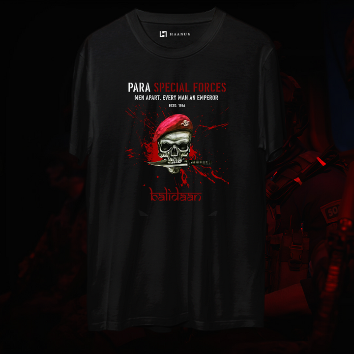 PARA SF Round Neck Half Sleeve Unisex T-Shirt