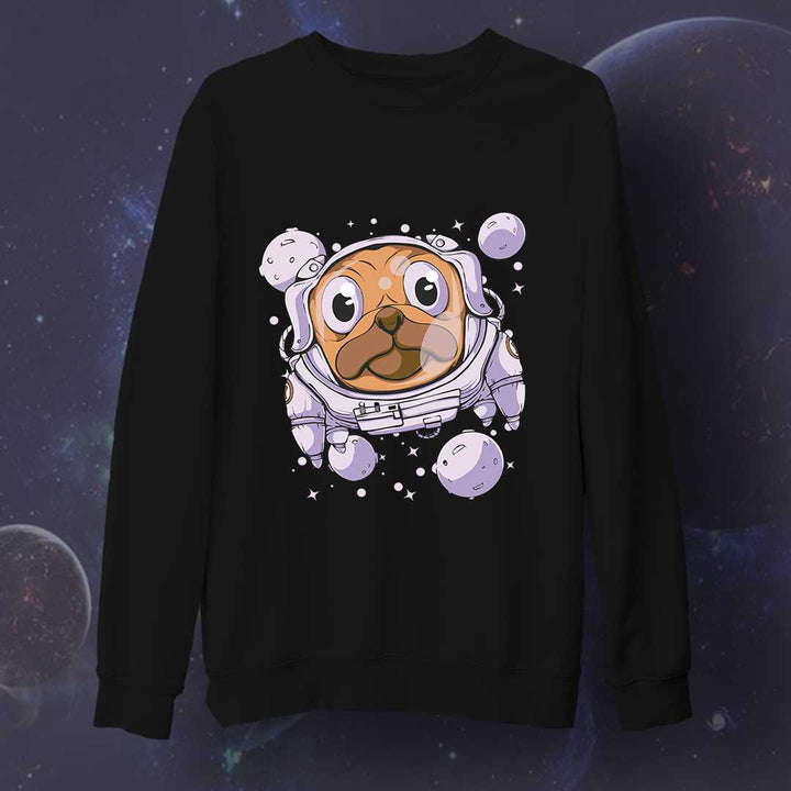 Astro Pug Unisex Sweatshirt