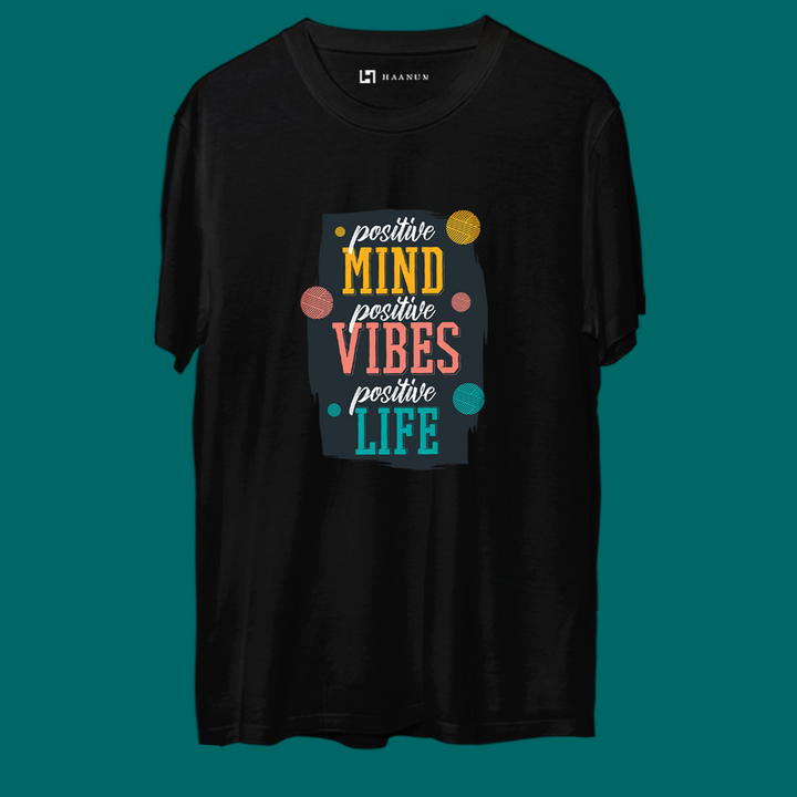 Positive Minds Neck Half Sleeve Unisex T-Shirt