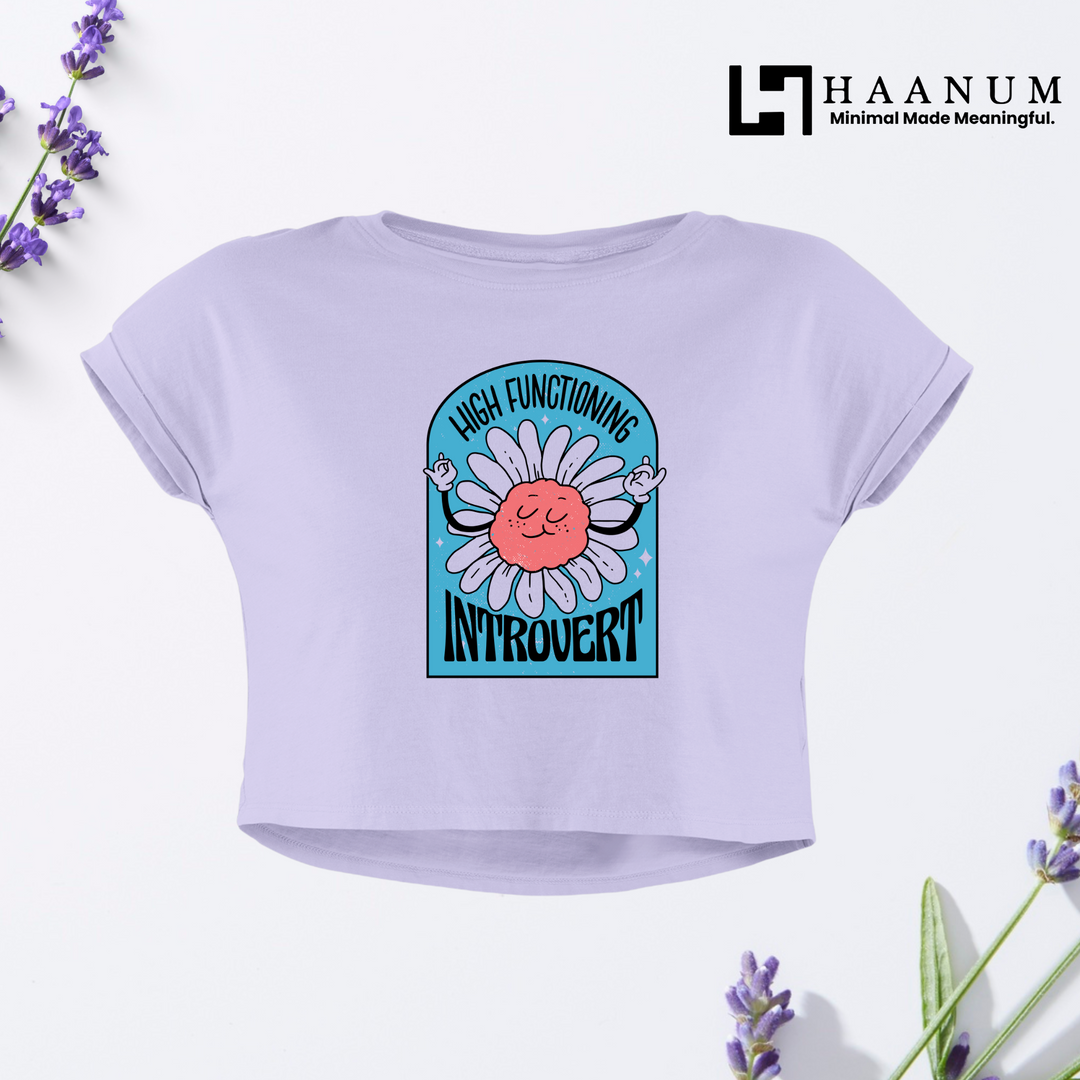 Introvert Crop Top For Women