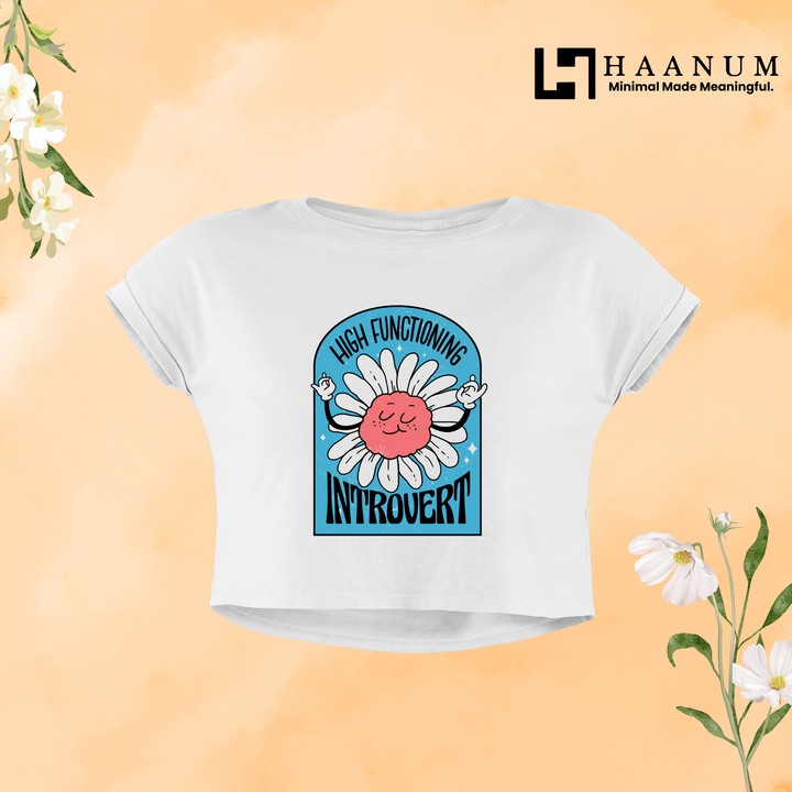 Introvert Crop Top For Women
