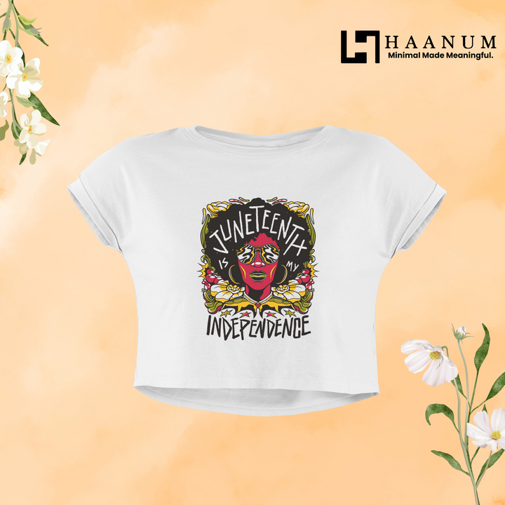 Juneteenth Crop Top For Women