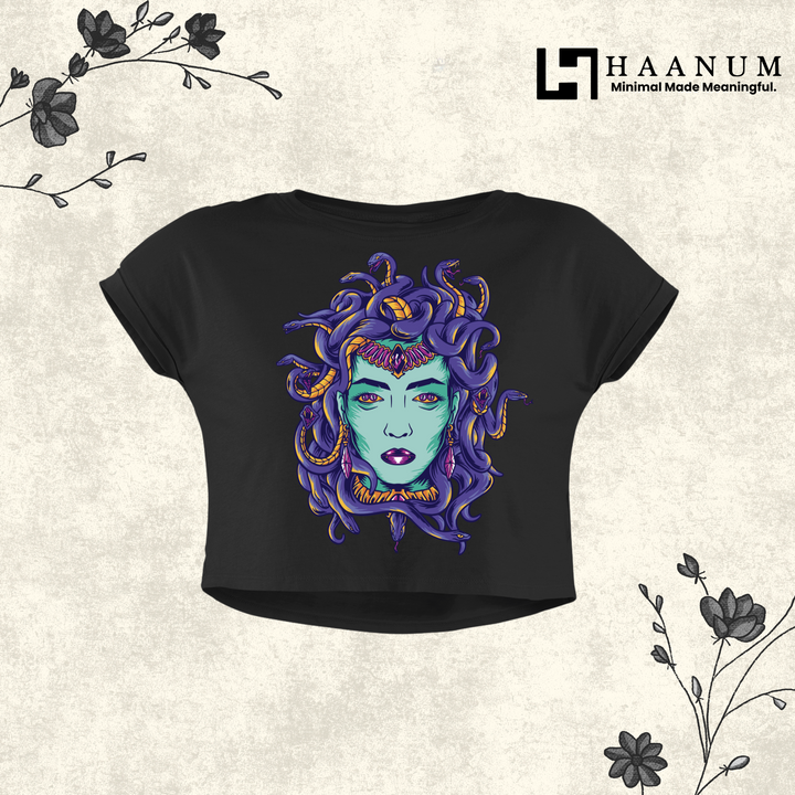 Medusa Mommy Crop Top For Women