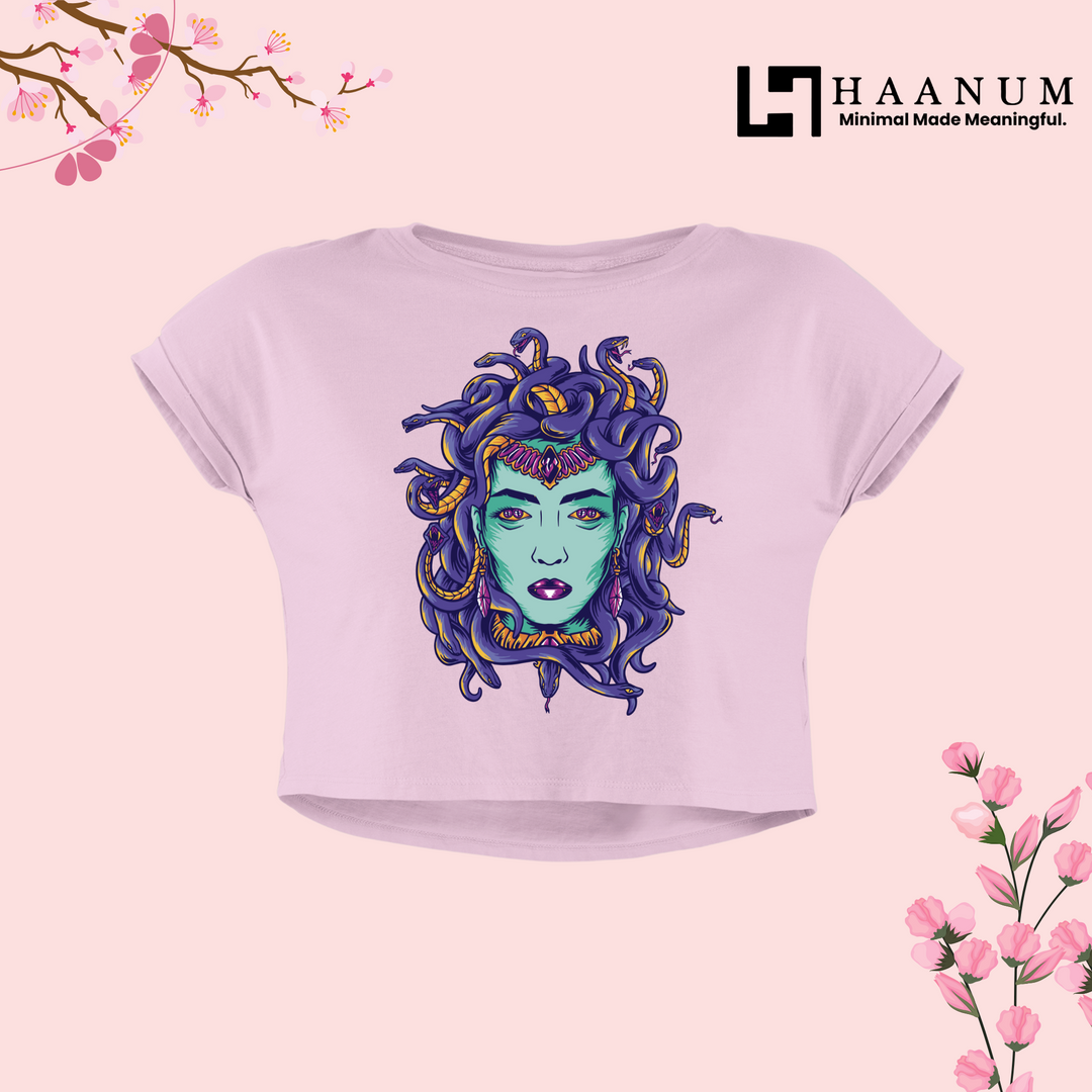 Medusa Mommy Crop Top For Women