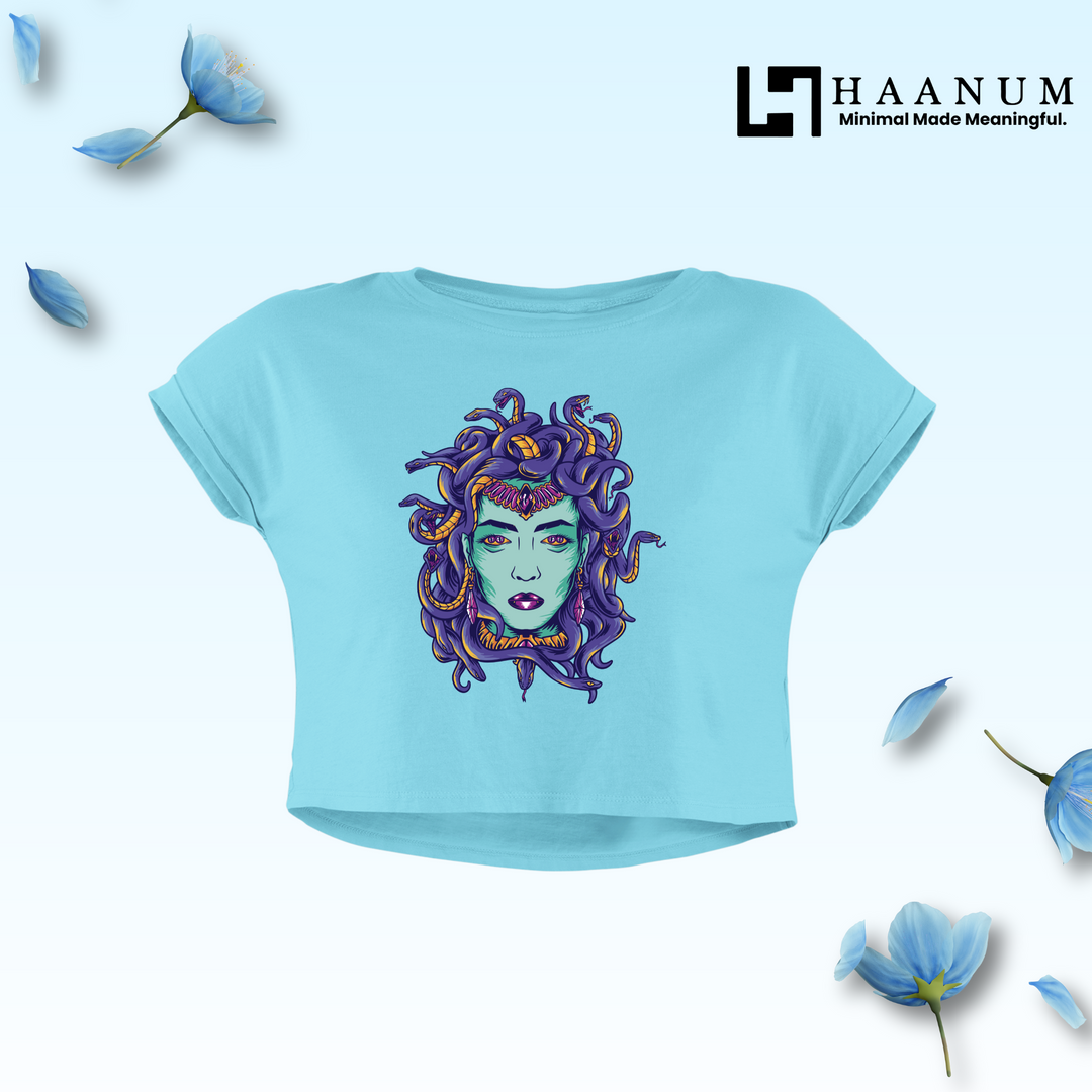 Medusa Mommy Crop Top For Women