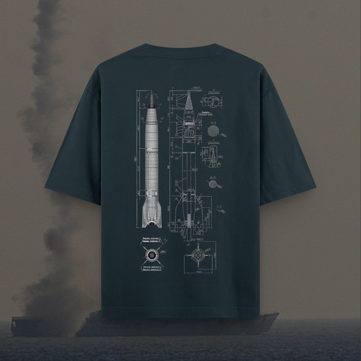 Brahmos Oversized Round Neck Half Sleeve Unisex T-Shirt