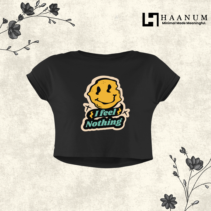 Feel Nothing Crop Top For Women