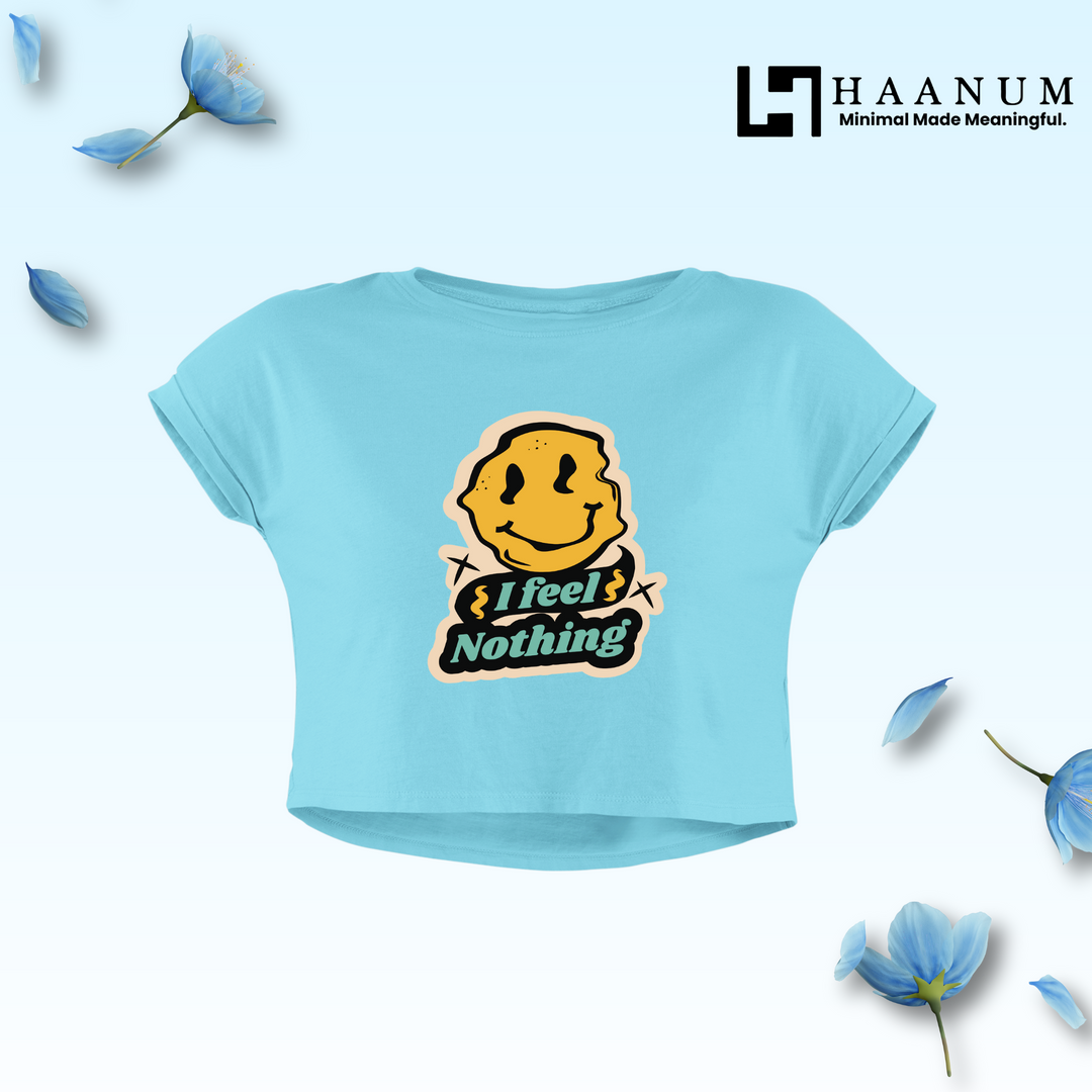 Feel Nothing Crop Top For Women