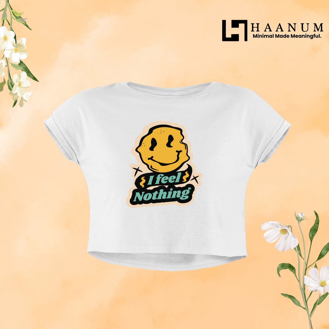 Feel Nothing Crop Top For Women