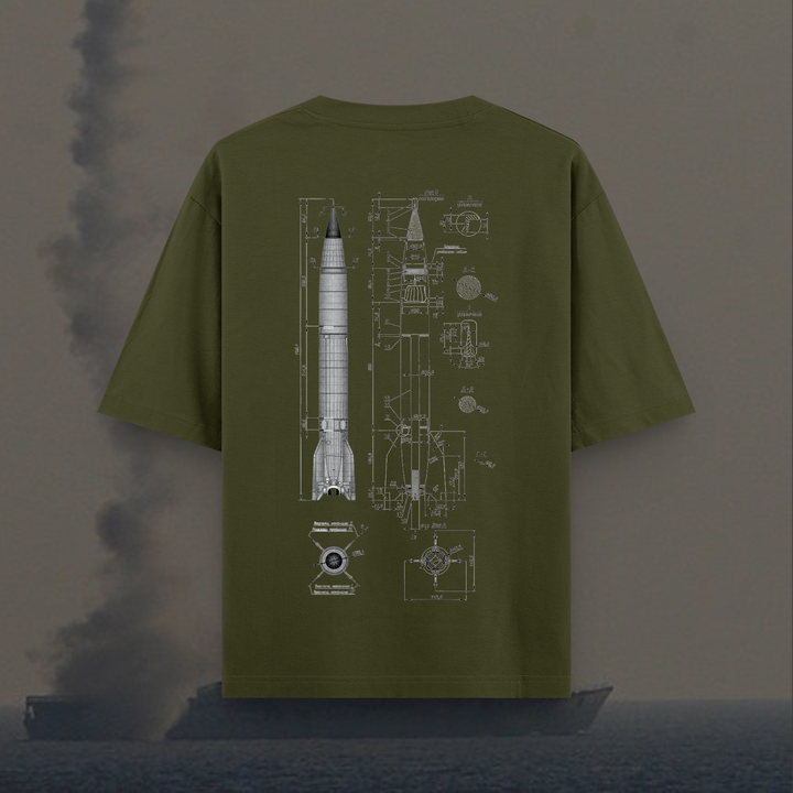 Brahmos Oversized Round Neck Half Sleeve Unisex T-Shirt