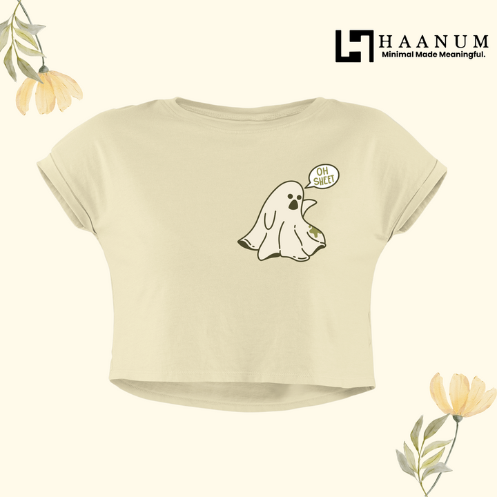 Oh Sheet Crop Top For Women