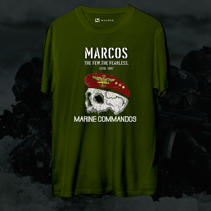 Marcos Round Neck Half Sleeve Unisex T-Shirt