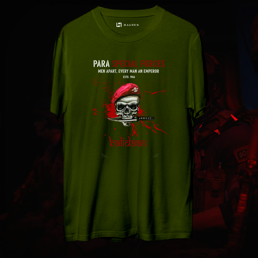 PARA SF Round Neck Half Sleeve Unisex T-Shirt