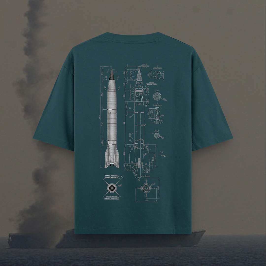 Brahmos Oversized Round Neck Half Sleeve Unisex T-Shirt