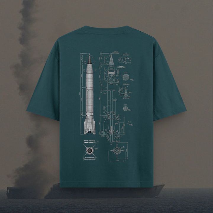 Brahmos Oversized Round Neck Half Sleeve Unisex T-Shirt
