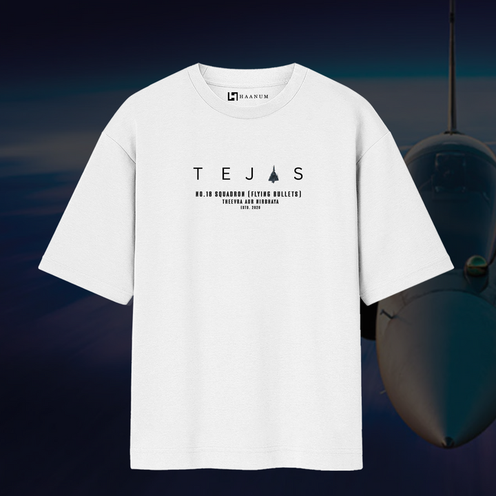 Tejas Oversized Round Neck Half Sleeve Unisex T-Shirt
