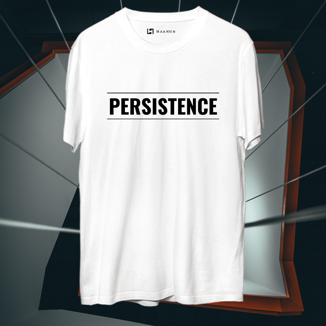 Persistence Round Neck Half Sleeve Unisex T-Shirt