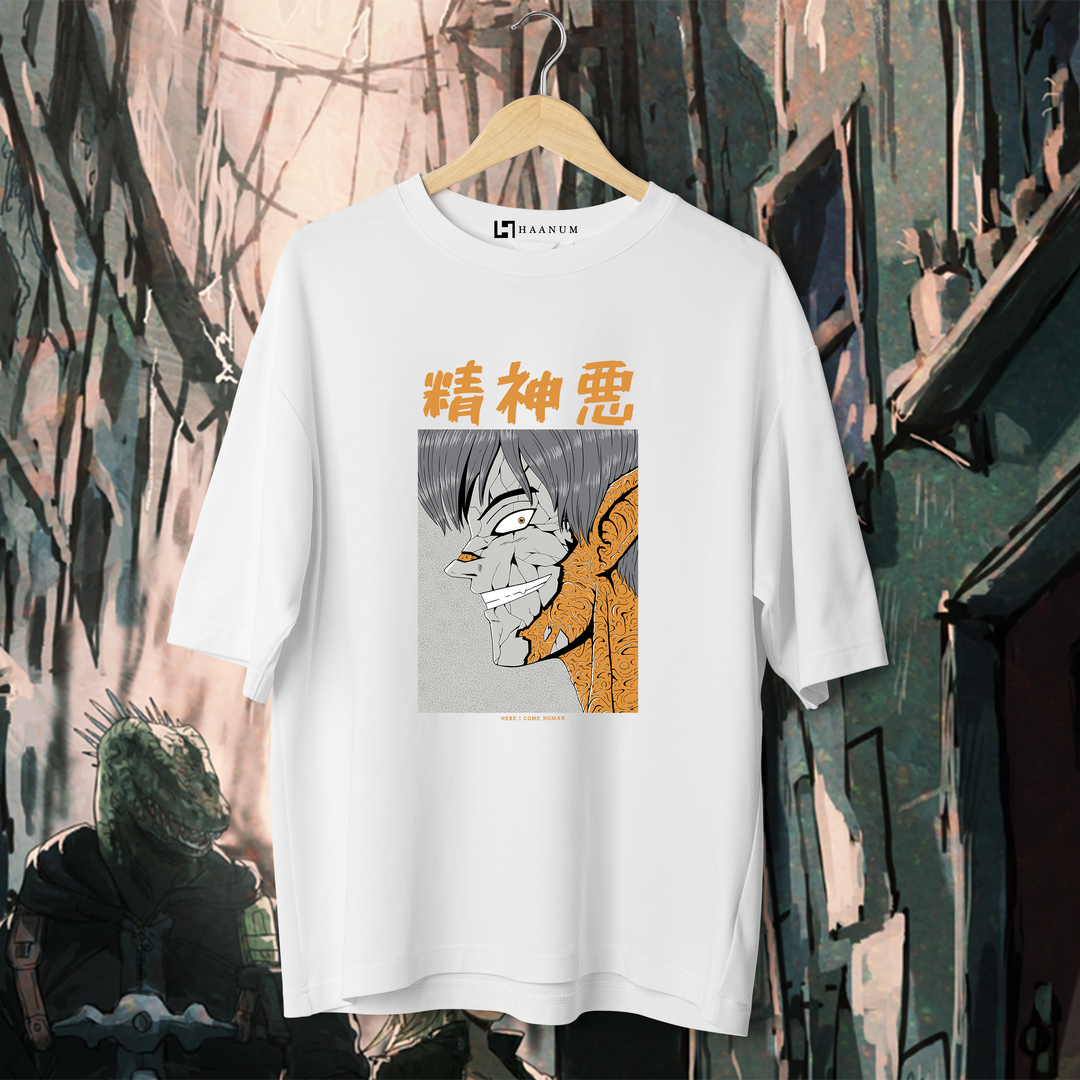 Anime Boy Oversized Tshirt