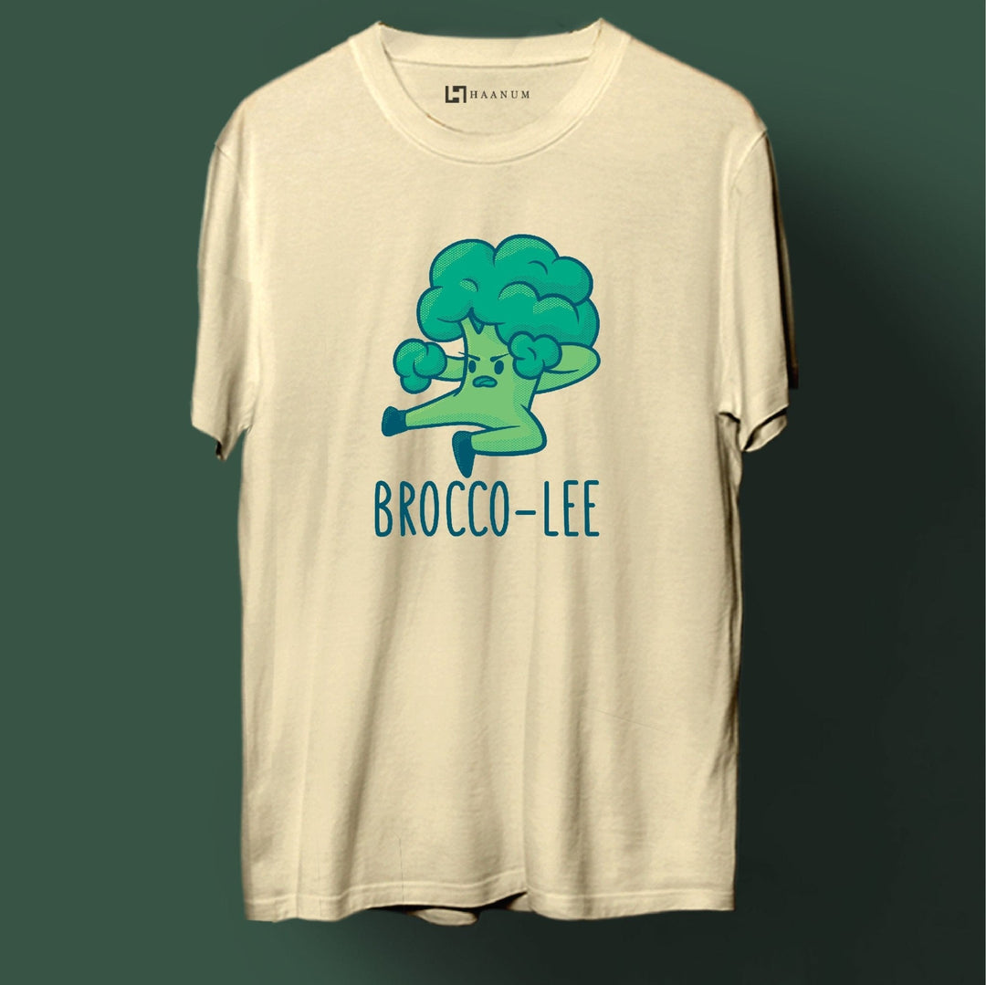 Broccoli Round Neck Half Sleeve Unisex T-Shirt