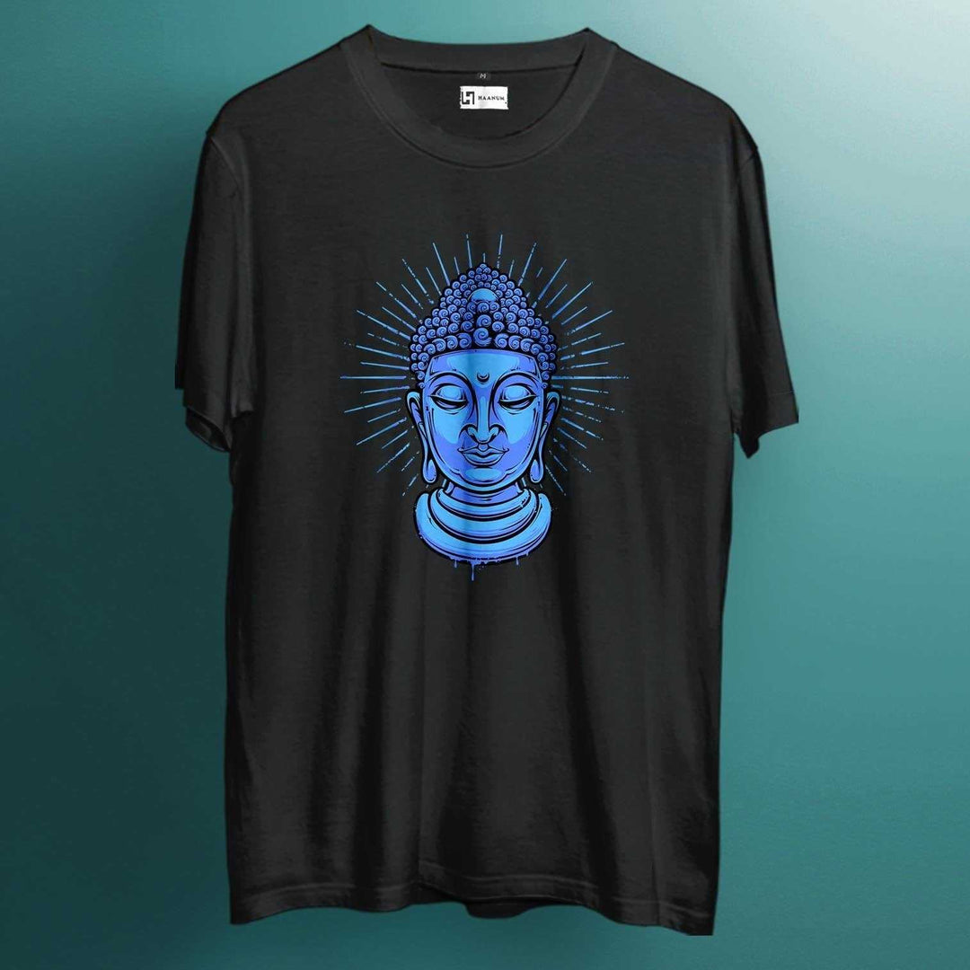 Buddha Enlightment Crew Neck  Sleeve Unisex T-Shirt - Haanum