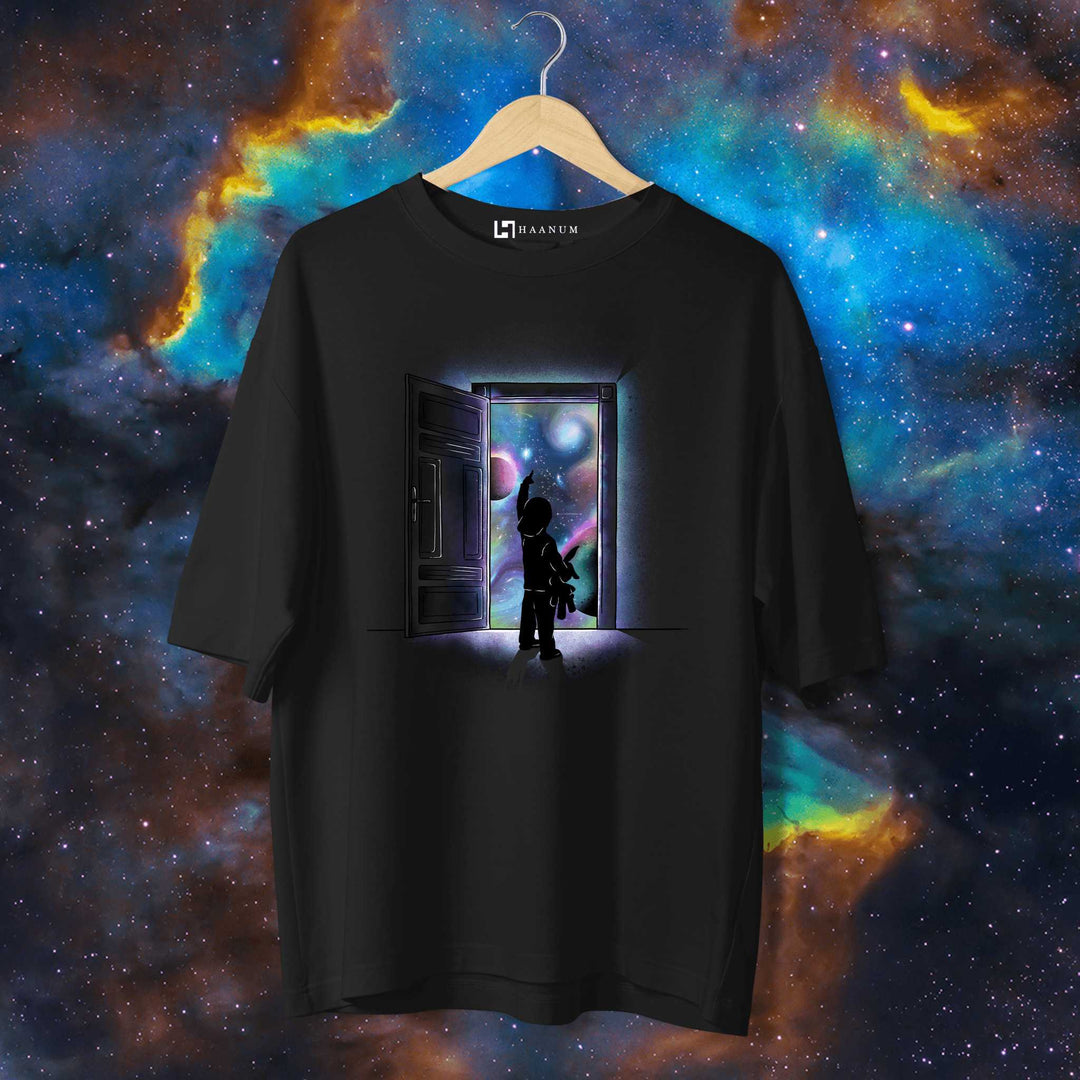 Cosmic Door Oversized Tshirt - Haanum