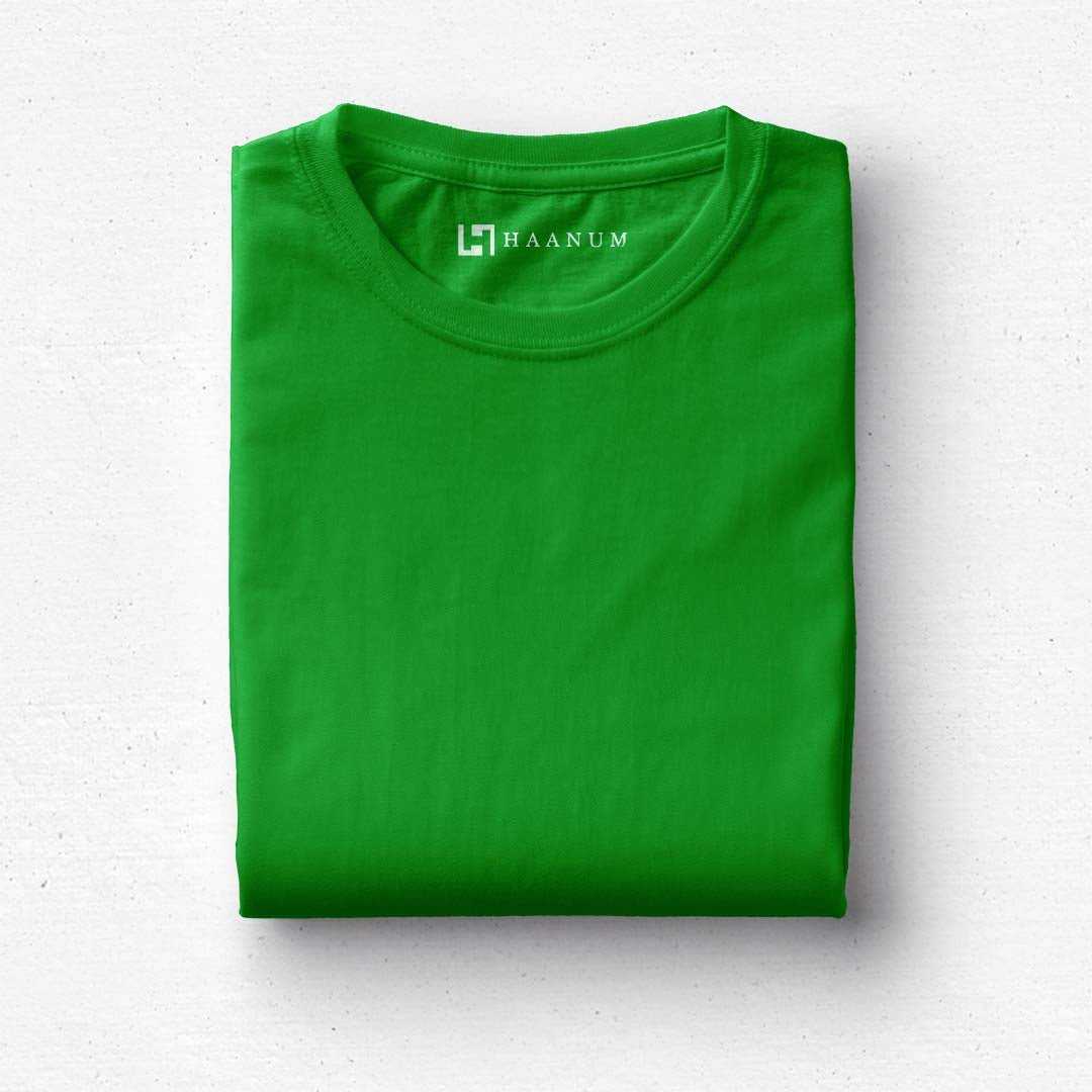 Flag Green Crew Neck  Half Sleeve Unisex T-Shirt