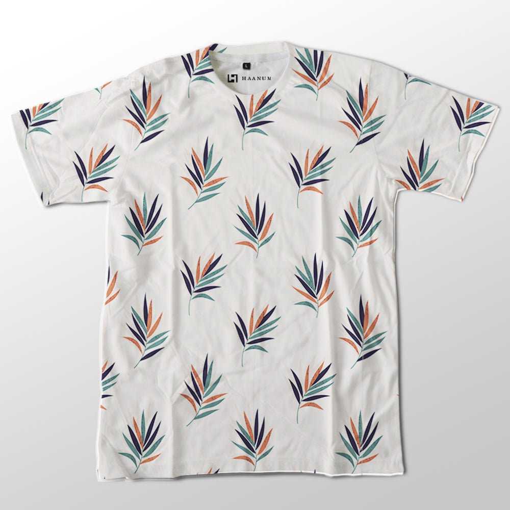 Leaf Foliage Full Print Half Sleeve Unisex T-Shirt
