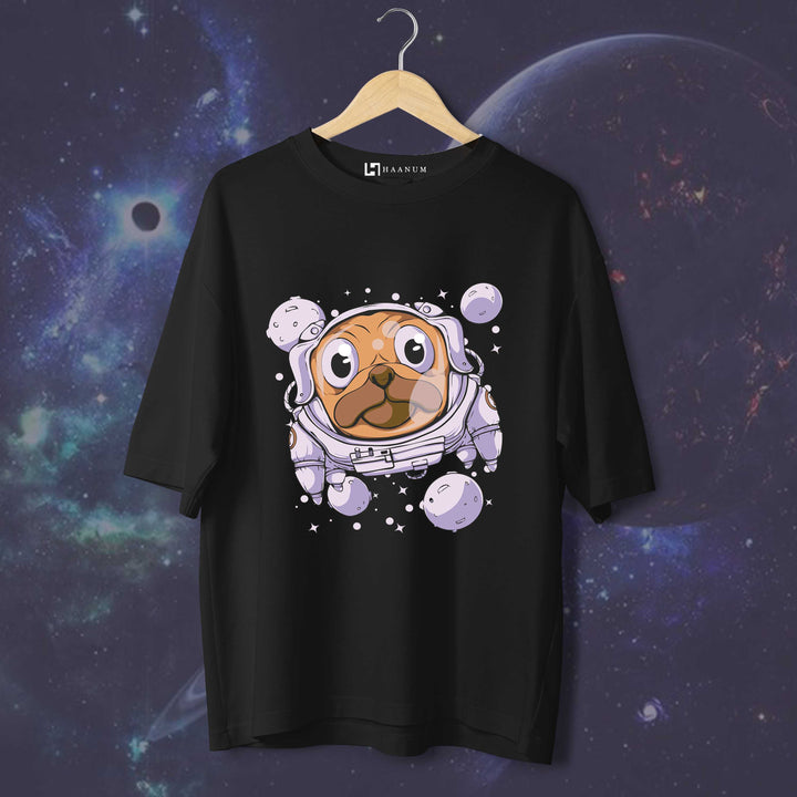 Astro Pug Oversized Tshirt