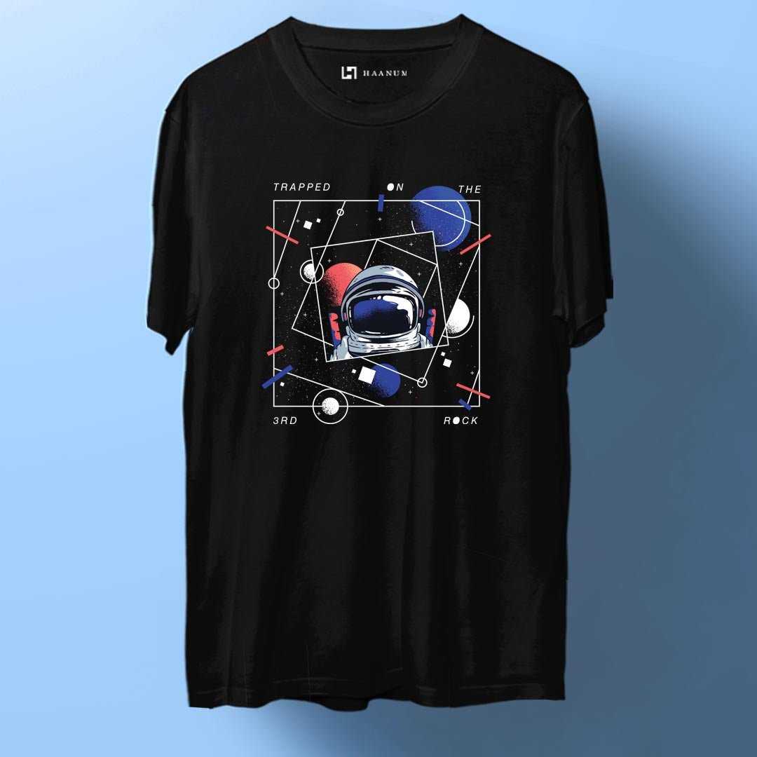 Space Trapped Crew Neck  Half Sleeve Unisex T-Shirt