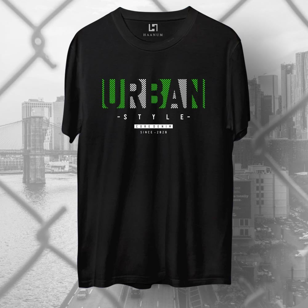 Urban Style Round Neck Half Sleeve Unisex T-Shirt