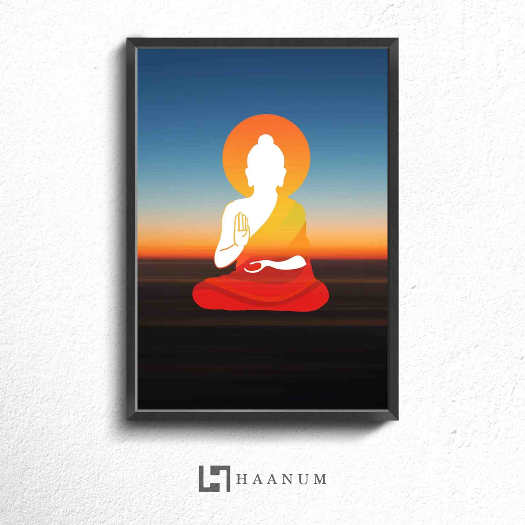 Buddha Framed Poster - Haanum