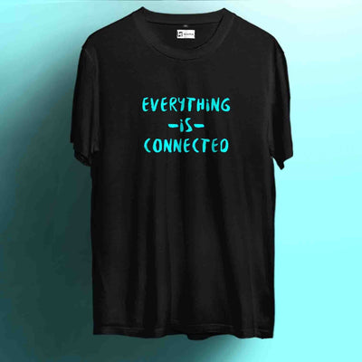 Everything is Connected Round Neck Sleeve Unisex T-Shirt - Haanum