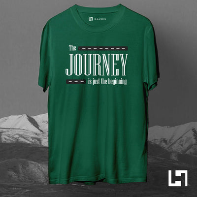 Journey Round Neck Half Sleeve Unisex T shirt - Haanum