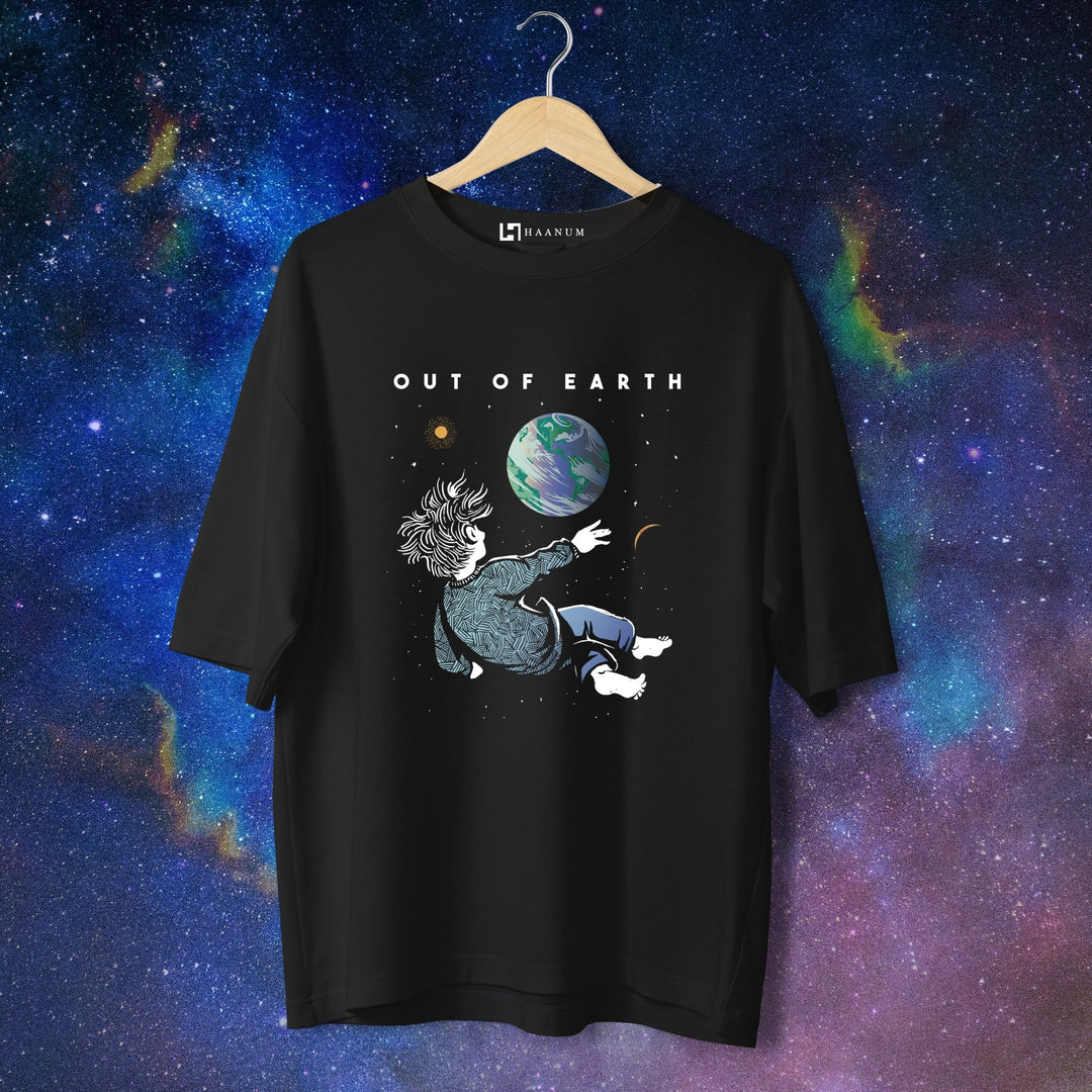 Out of Earth Oversized Tshirt - Haanum