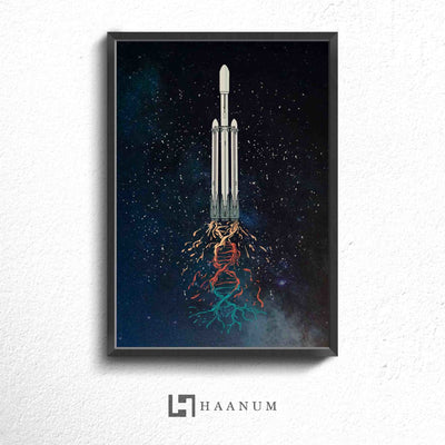 Rocket DNA Framed Poster - Haanum