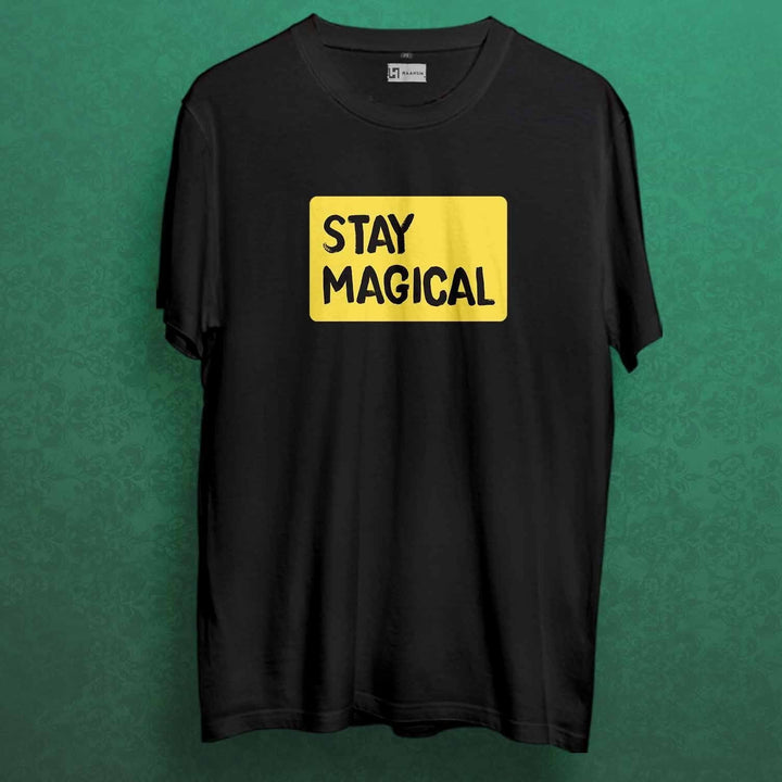 Stay Magical Round Neck Sleeve Unisex T-Shirt - Haanum